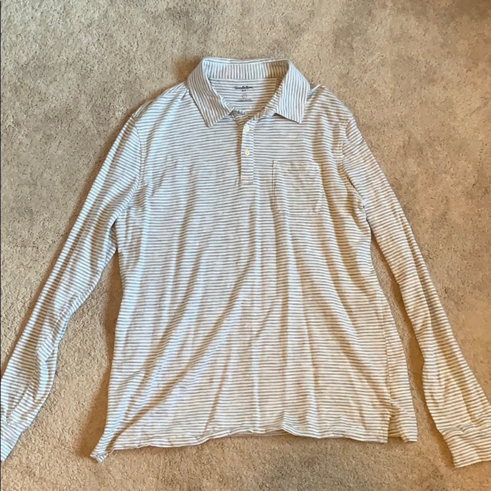 Long sleeve polo
